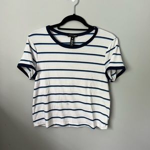Striped Tee by Aqua